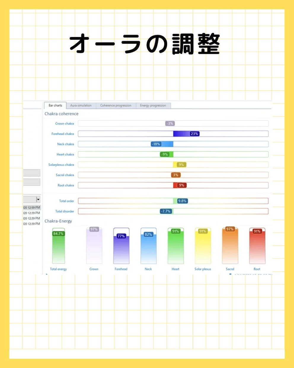 タイムウェーバーでまるっと５項目調整します オーラ・お金・経絡など日常から整えたい今を調整します イメージ2