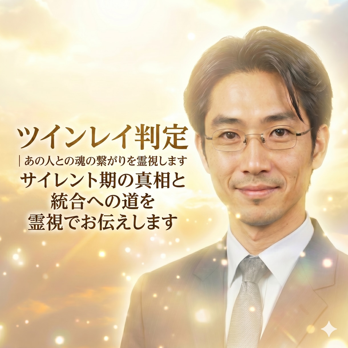 ツインレイ判定｜あの人との魂の繋がりを霊視します サイレント期の真相と統合への道を霊視でお伝えします イメージ1
