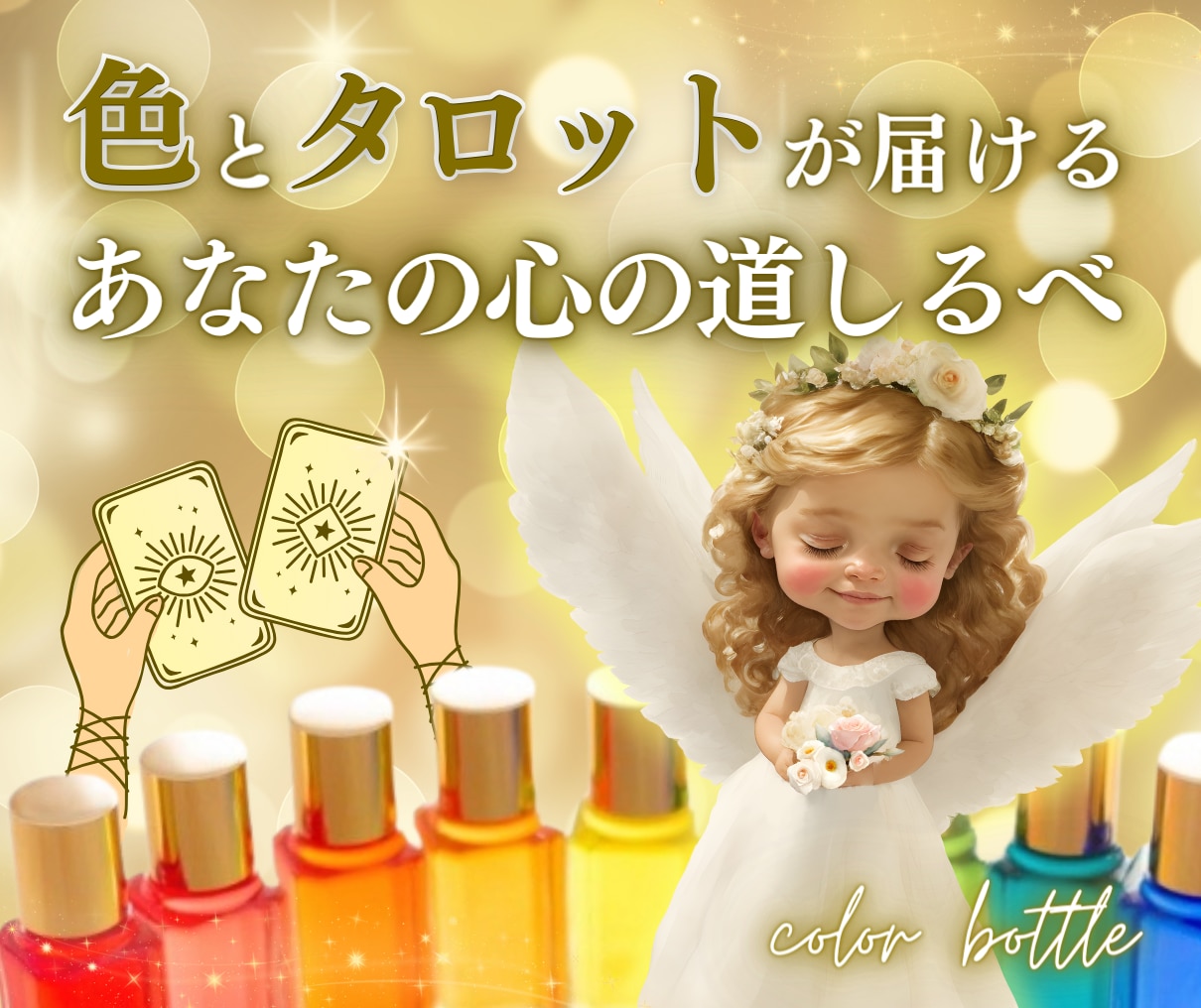 タロット×カラーセラピー♡今必要なメッセージ視ます 霊視タロットと色の魔法✨あなたの心を癒して浄化します イメージ1