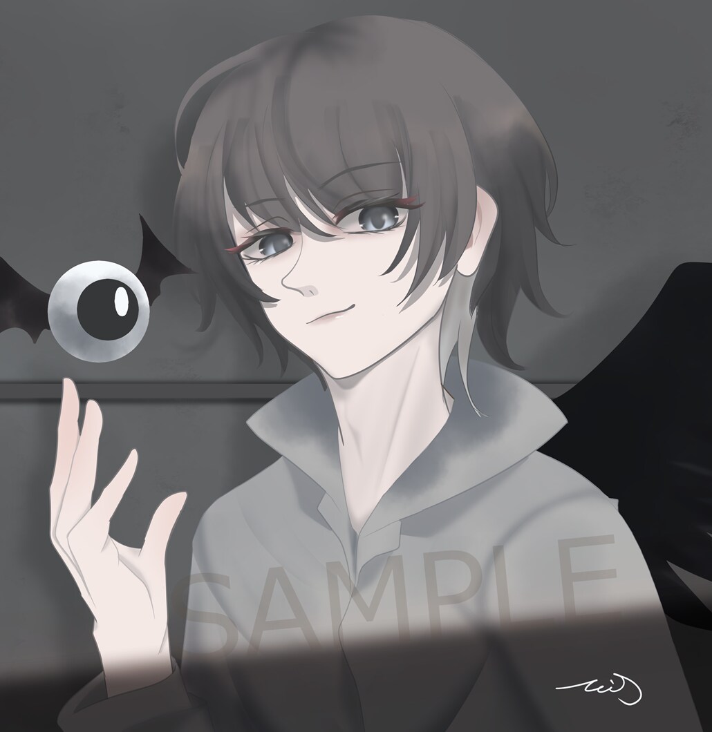 物語性のあるダーク・儚い・繊細な世界をお描きします 2名までお値引！サムネ、Vtuber、MV、書籍表紙など！ イメージ1