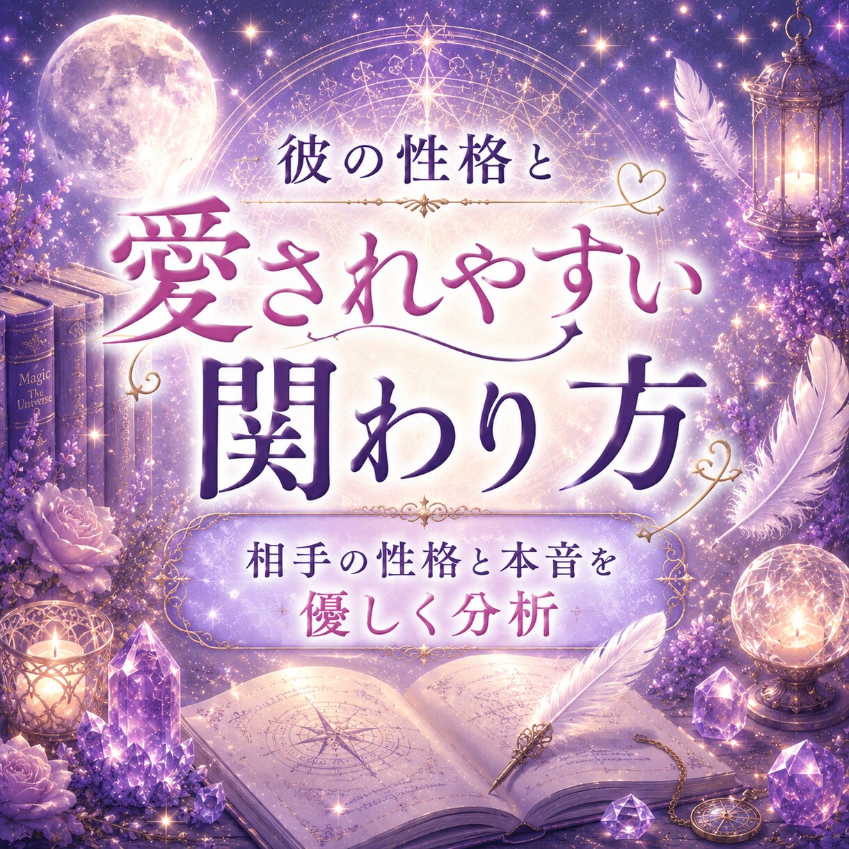 彼の性格と攻略法を恋愛占いで読み解きます 相手の気持ちと男性心理から恋愛の距離感を読み解きます イメージ1