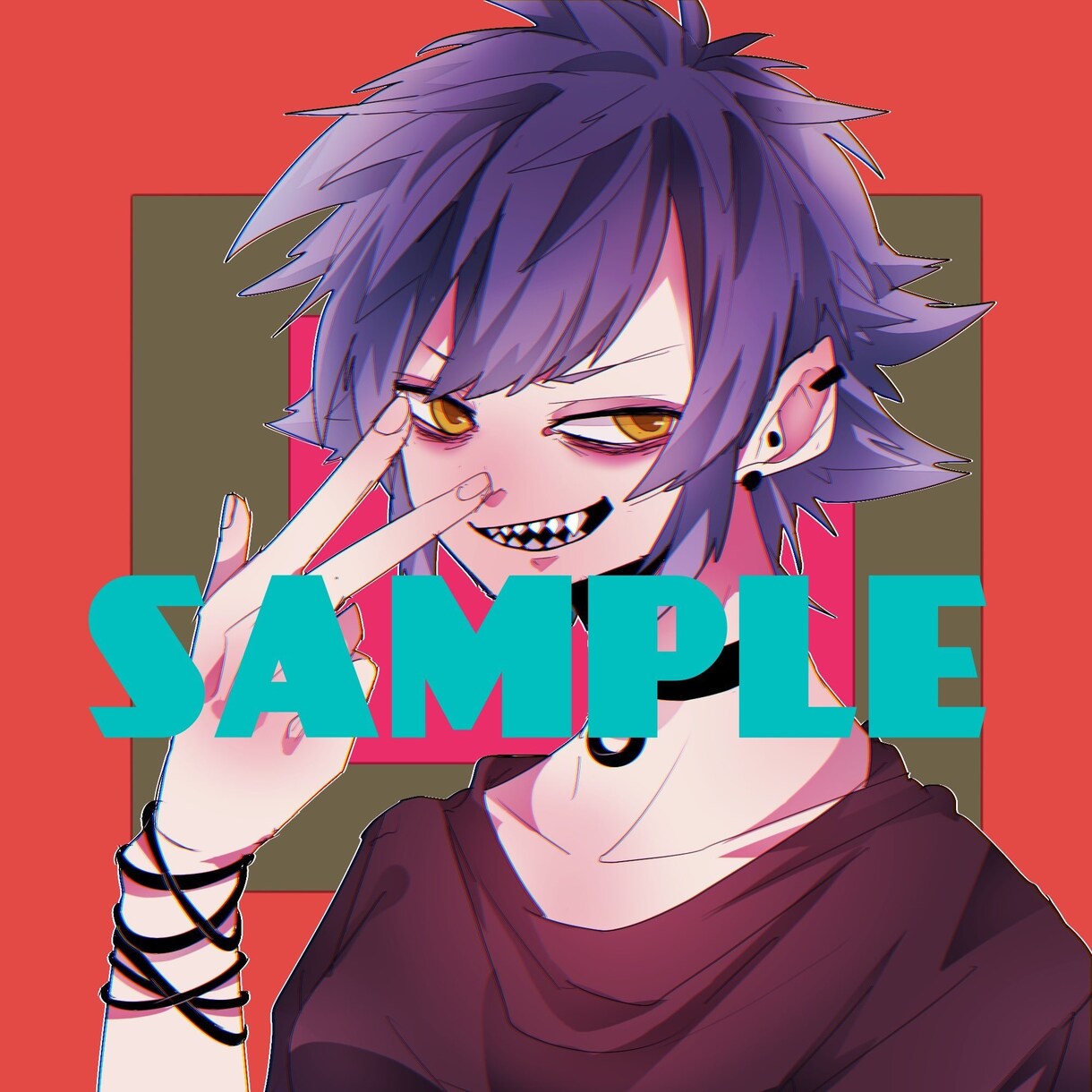アイコン・イラストお描きします できるだけご希望に添えますのでご相談ください✩°｡⋆ イメージ8