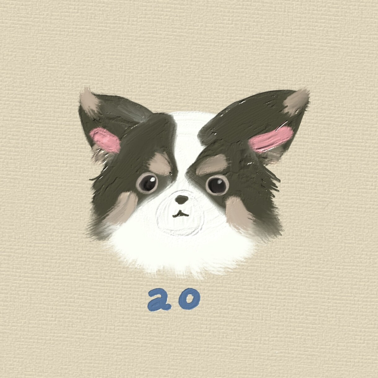 お家のわんちゃんほっこりイラストにします 絵の具でかいたようなあったかタッチでわんちゃんの絵を描きます イメージ5