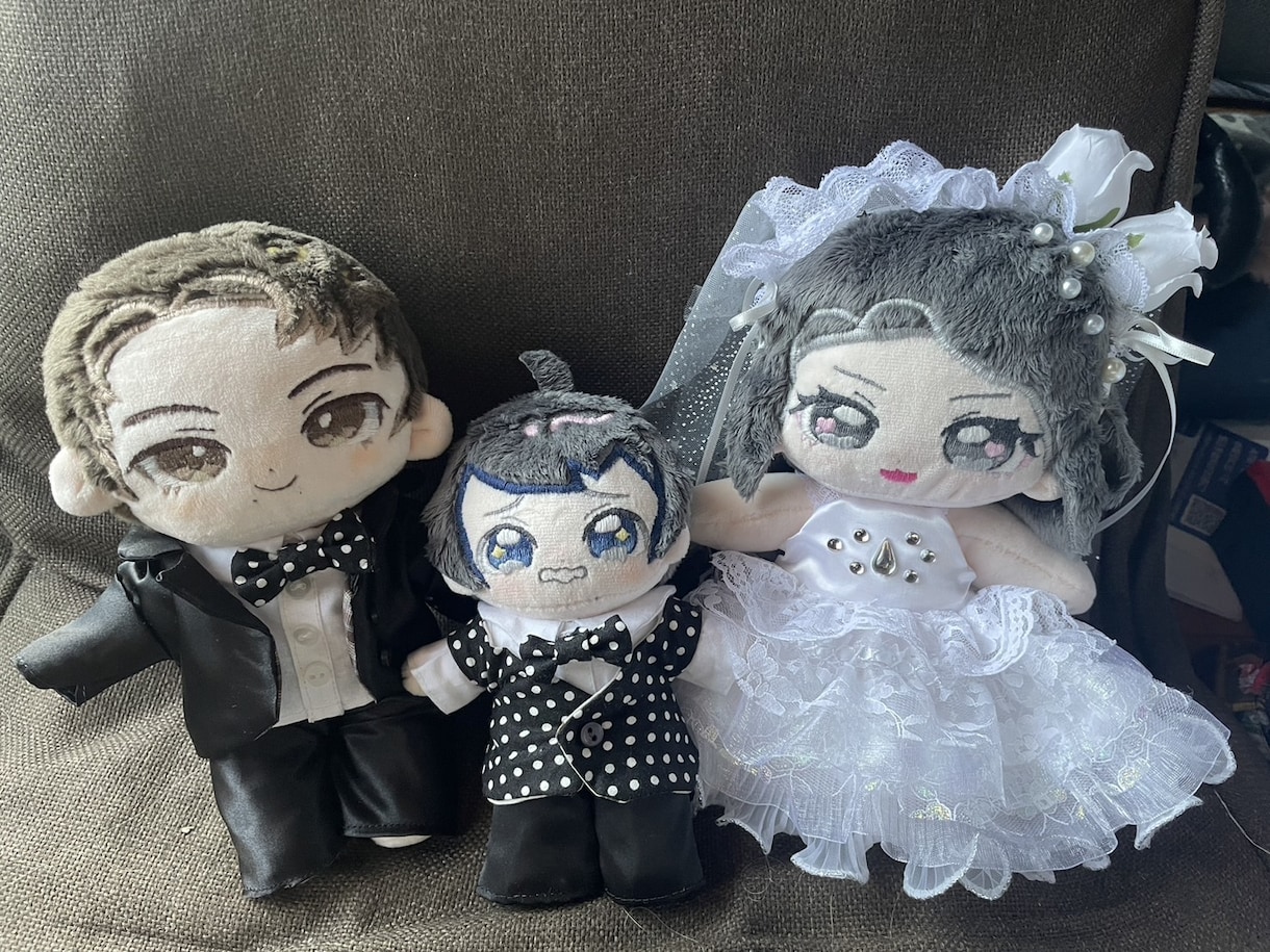 ウエディングのウェルカムぬい、製作いたします 一緒に一度の結婚式、お二人のぬいでブースに花を添えませんか？ イメージ1