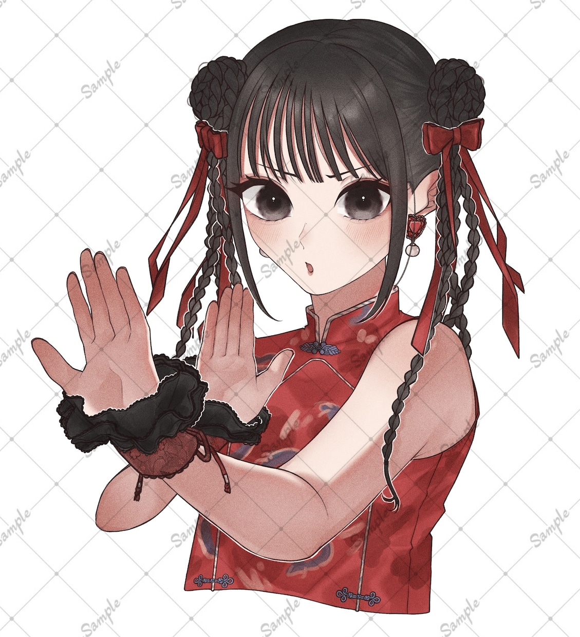 バストアップは一律料金で描きます 推しへのフラスタなどに可愛いイラストを添えてみませんか？ イメージ3