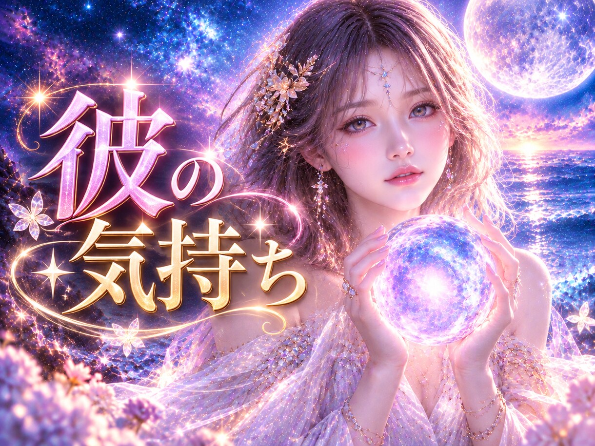 彼はどう思ってる？✨好きな人の気持ち占います お相手の本音が分からない。タロット×六星占術で鑑定します♡ イメージ1