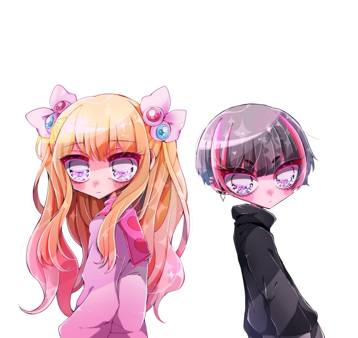 歌ってみた、ボカロ曲などの動画イラスト作成致します ゆめかわいい女の子イラストが得意です イメージ2