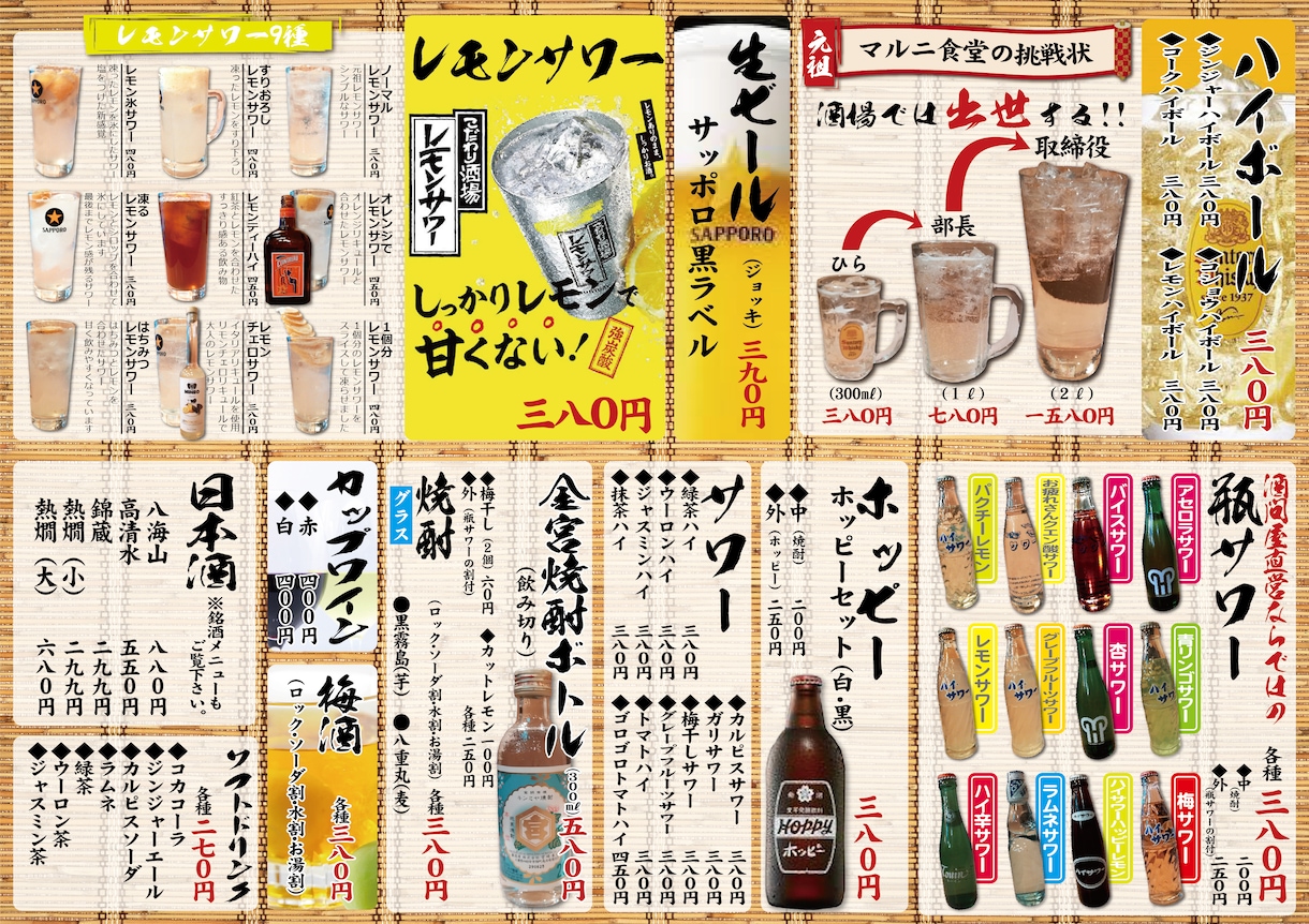 迅速に文字のみメニュー作成いたします 写真付きメニューはオプションになります。 イメージ3