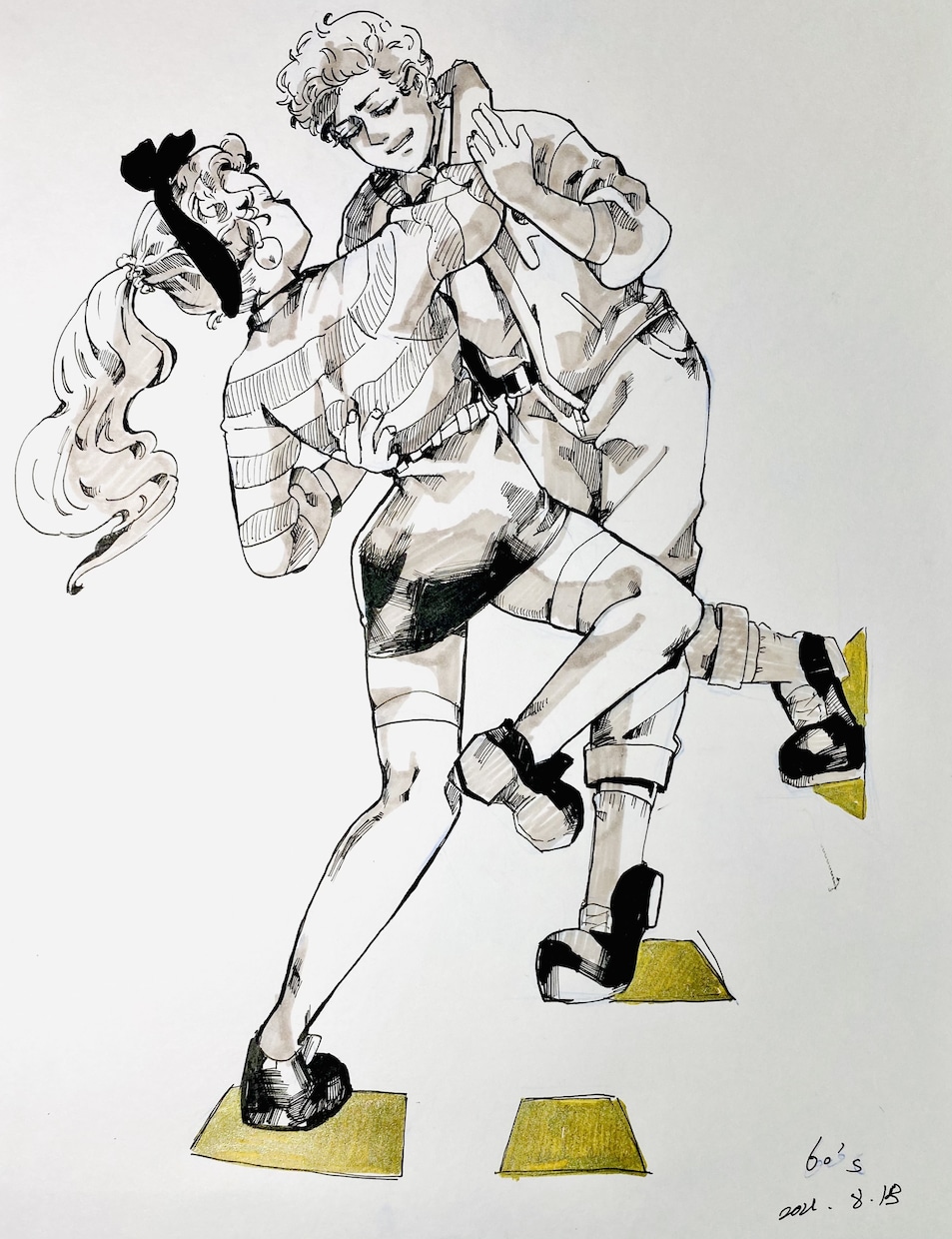 初心者大歓迎！女性のイラストを赤ペン、添削致します 女性らしい体が描けない等のお悩みを解決するお手伝い致します！ イメージ8