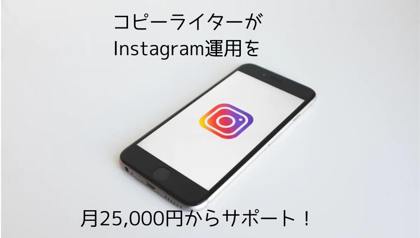 Instagram運用時の文章丸投げいただけます プロライターが月額25,000円から承ります! イメージ1