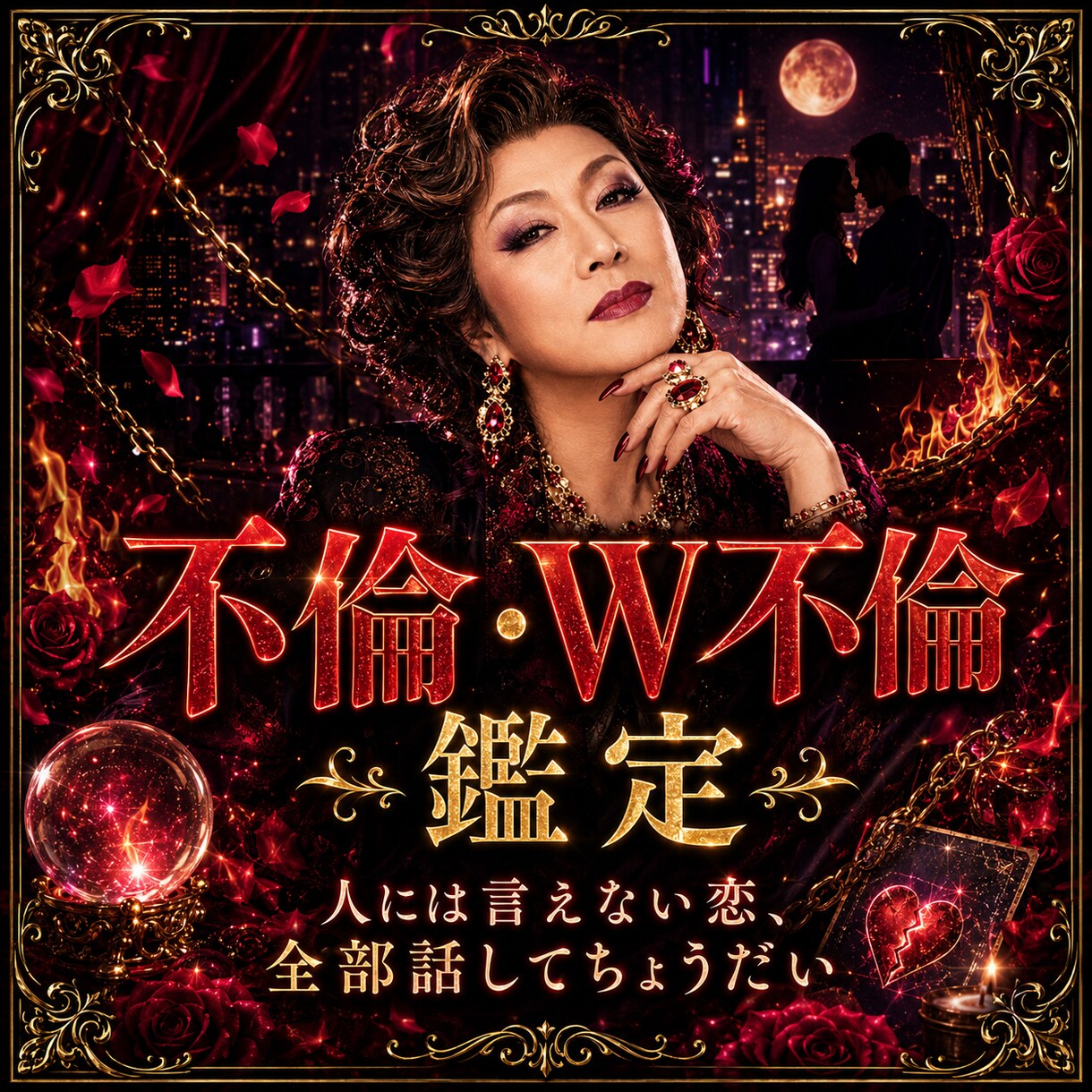 不倫・W不倫誰にも言えないその恋の未来を霊視します あなたのお悩み霊視で明かします イメージ1