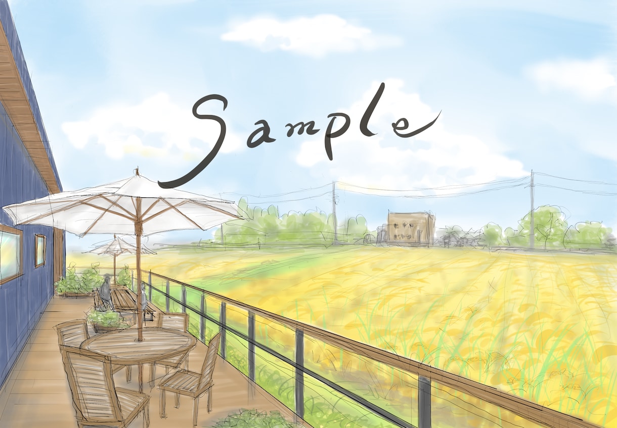スケッチブックにて手描きパースの制作をいたします センス良いステキな空間づくりのお手伝いをいたします！ イメージ2