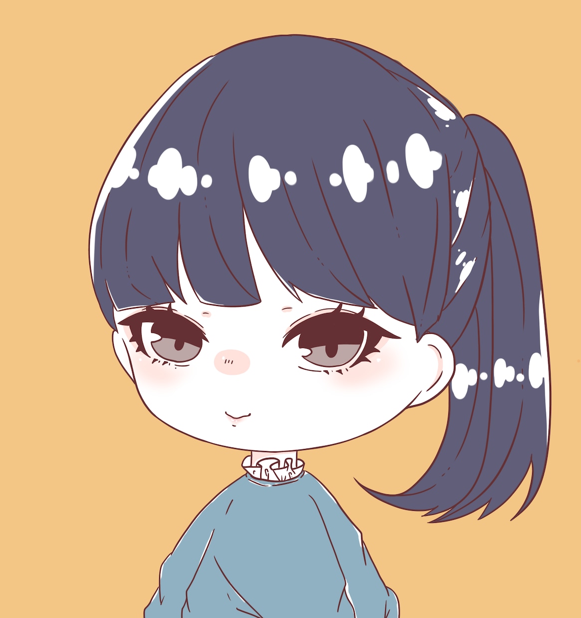 SNSアイコン（肩上）制作します デフォルメキャラの肩上アイコンを描かせていただきます！ イメージ1