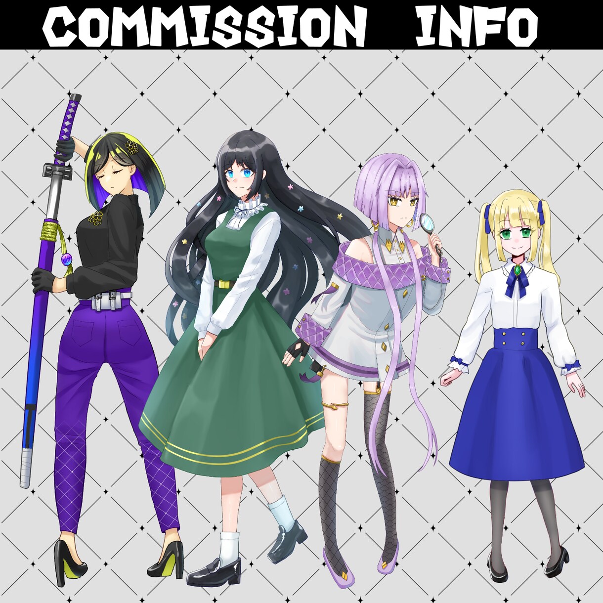 TRPG・IRIAMの全身立ち絵を描きます かっこいい青年やかわいい少女キャラ制作します！ イメージ3