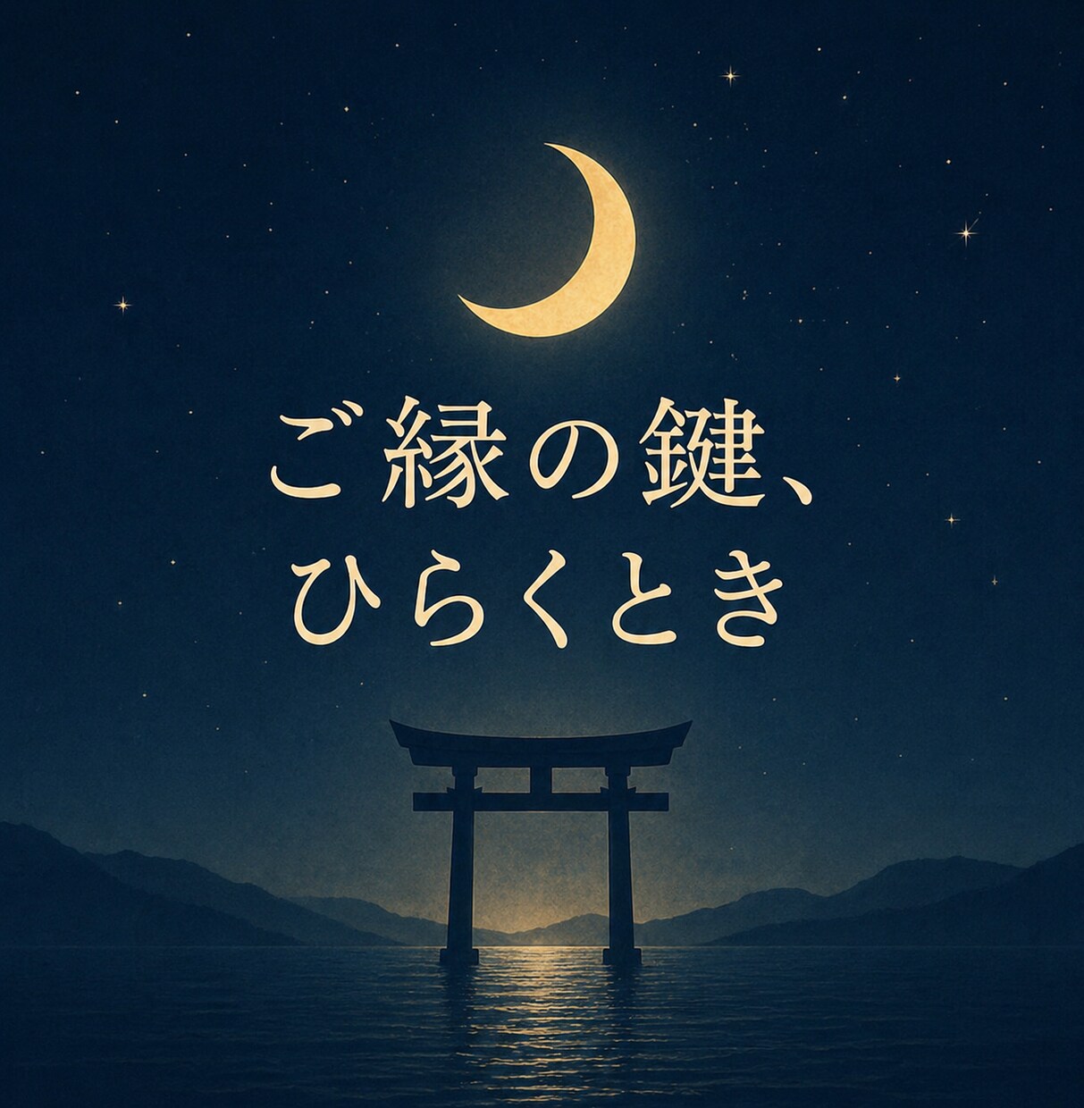 あなたにだけの"特別なご縁の作り方"教えます ご縁が芽吹く時まで、静かに寄り添い導いていきます。 イメージ1