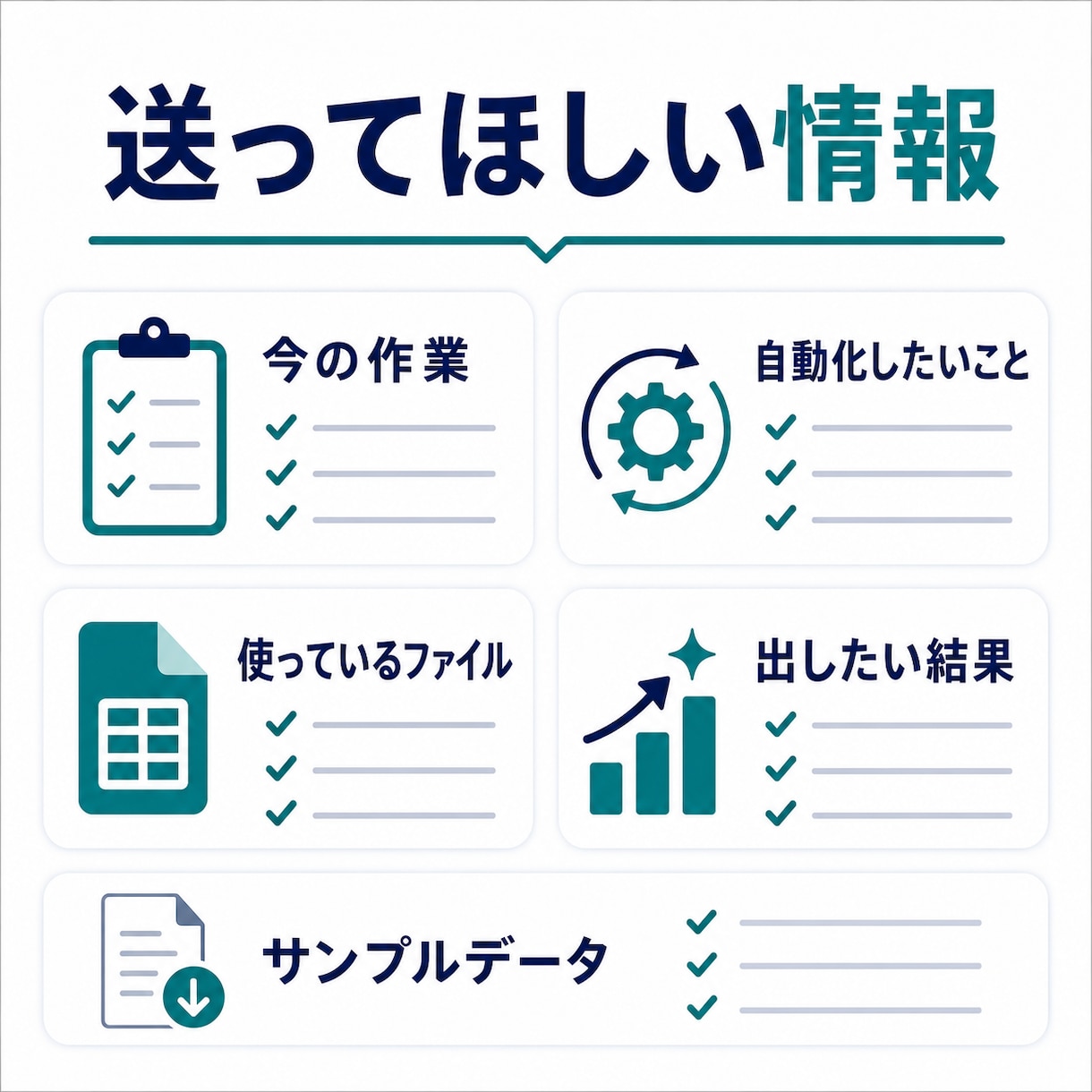 業務自動化の依頼用仕様書を作成します フォーム・PDF・通知の要件を整理し実装見積りへ イメージ3