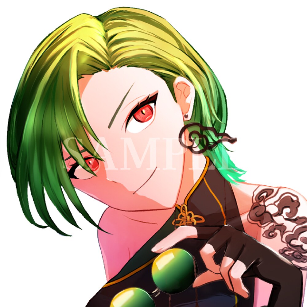 イラストアイコン描きます アニメ・漫画チックな人物アイコン イメージ1