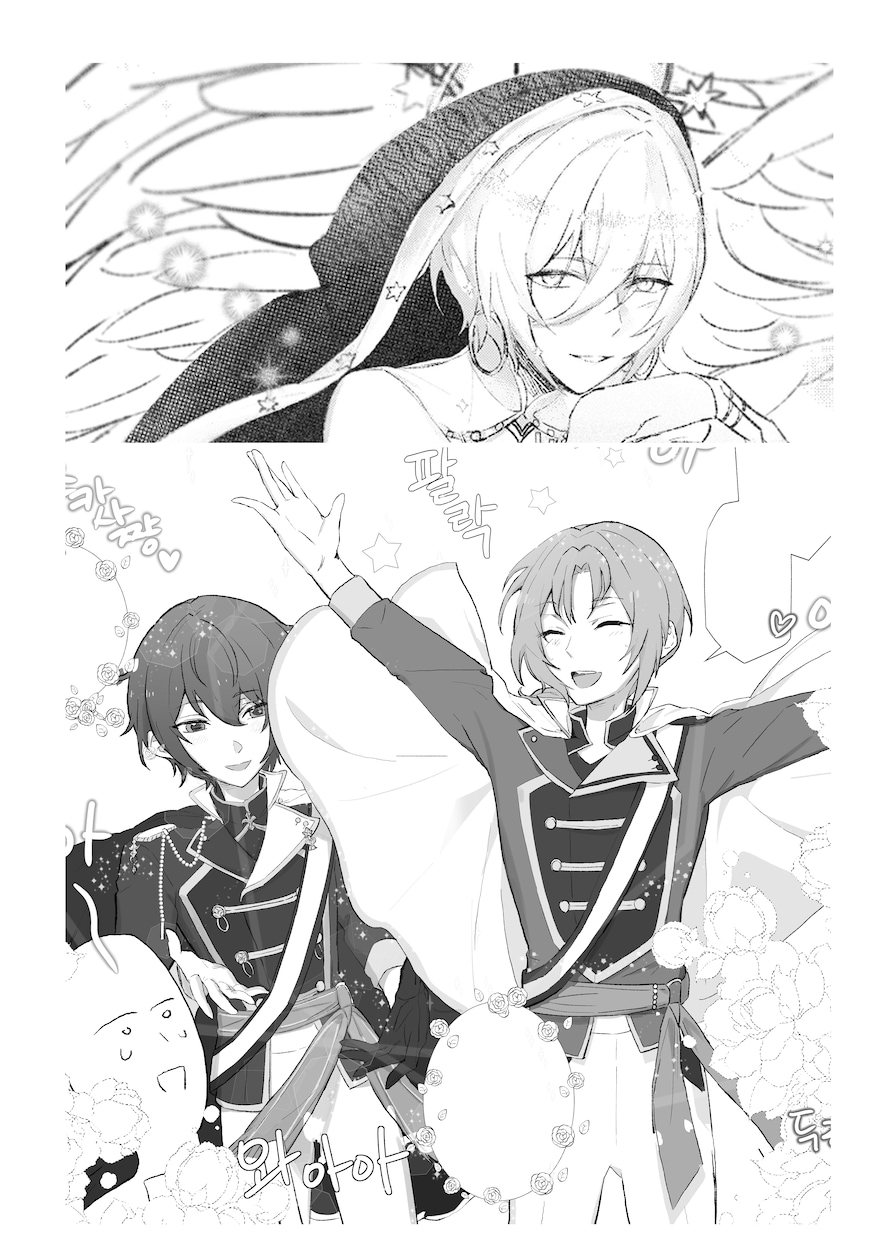 白黒イラスト、漫画を制作いたします。ます 好きなキャラクターが手に入る！欲しい絵がもらえる。 イメージ6