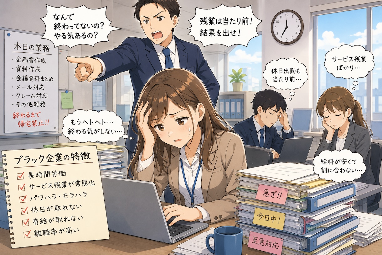 この求人大丈夫？ブラック企業か一緒に見極めます 様々な求人を見てきた私が転職を考えている方へサポートします イメージ1