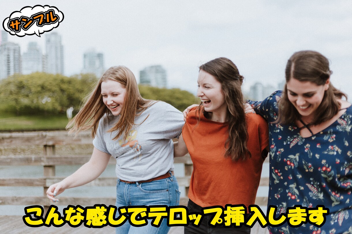 10分動画のフルテロップ挿入を低価格で提供します 「面倒なテロップは私にお任せください！」 イメージ3