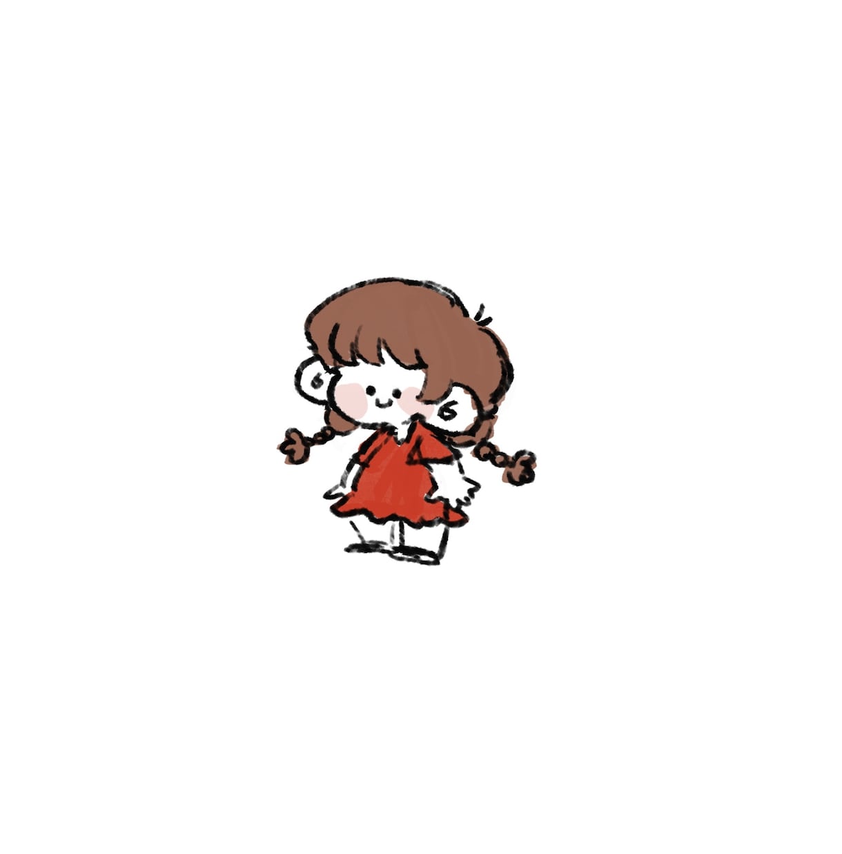 ゆるい+シンプルでかわいい似顔絵風イラスト描きます インスタ、X、ライン、YoutubeのSNSアイコンに◎ イメージ8