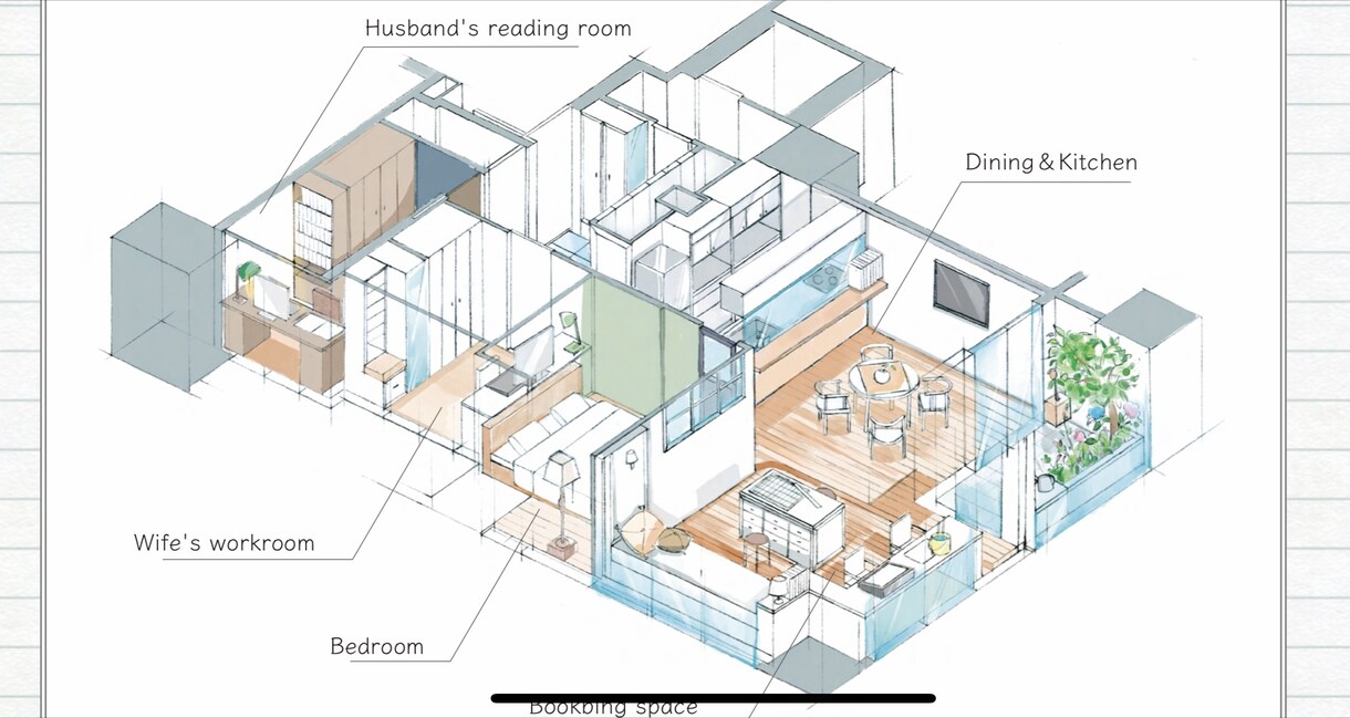 建築パース作成します 手書き建築パースを作成します！水彩風、手書き風、デジタルなど イメージ7