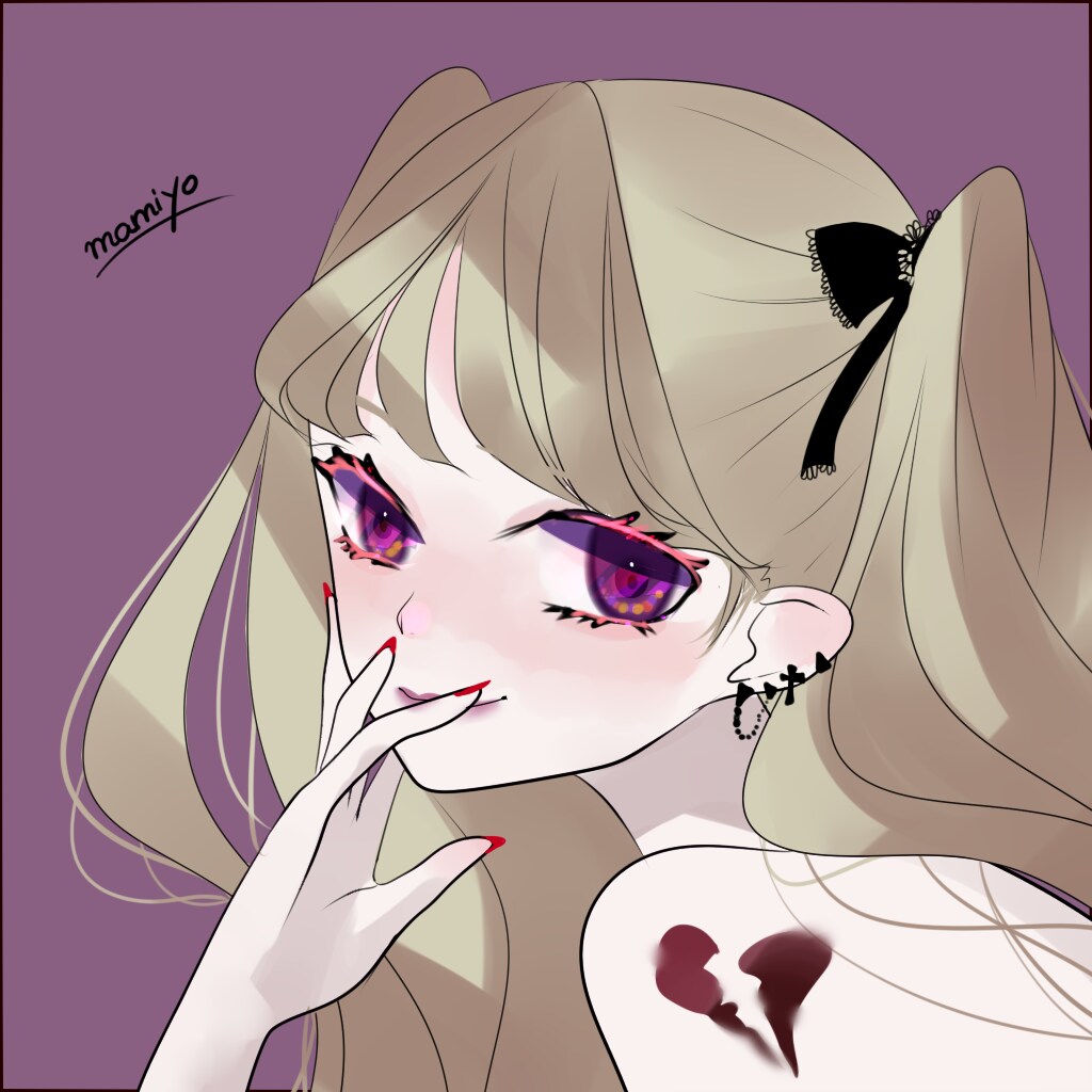 ＳＮＳ等に使えるアイコン描きます かわいく綺麗なアイコンを提供いたします イメージ1