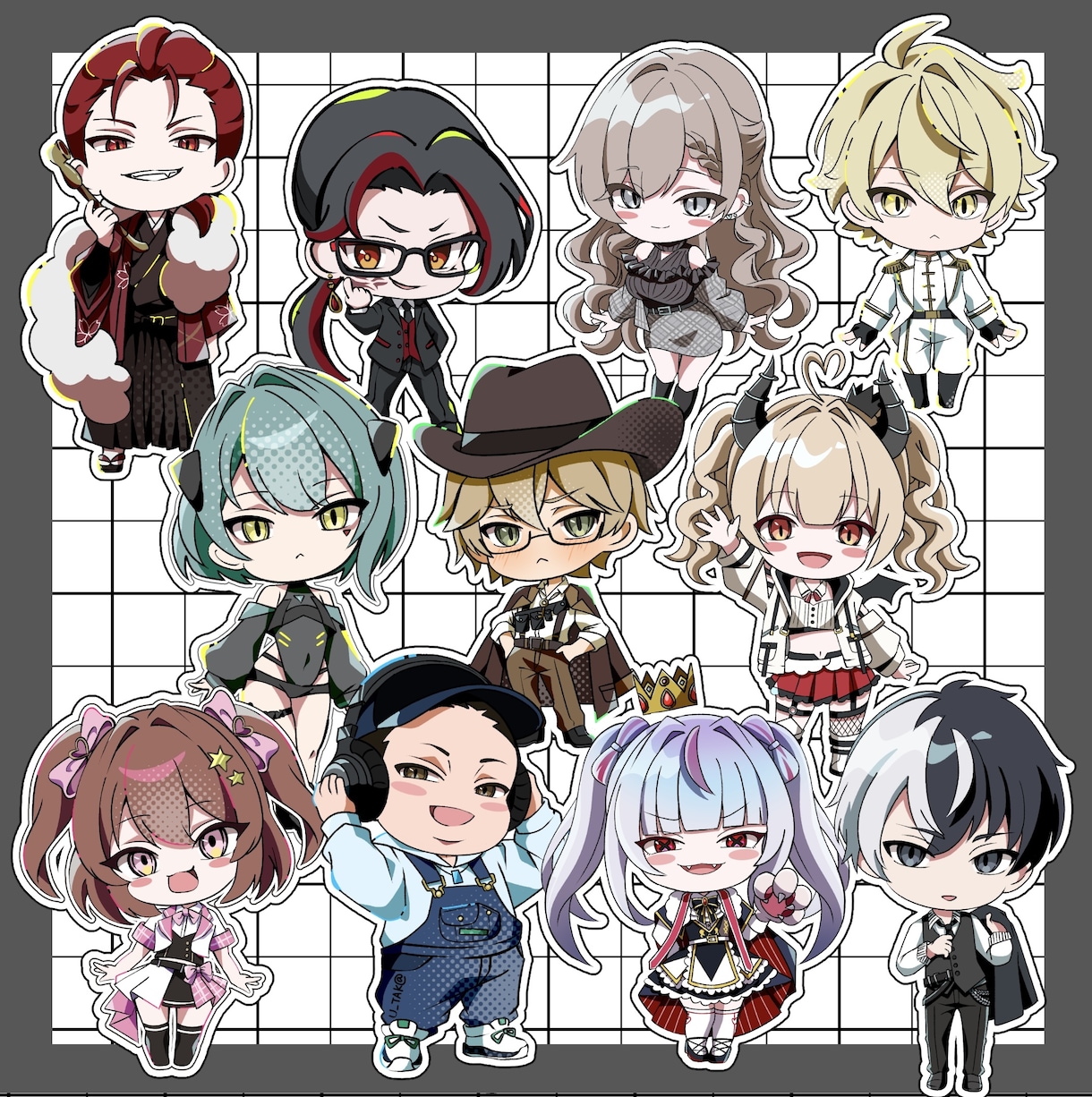 ミニキャラ（デフォルメ・SD）描きます お急ぎの方もご相談くださいませ(別途料金は発生します) イメージ4