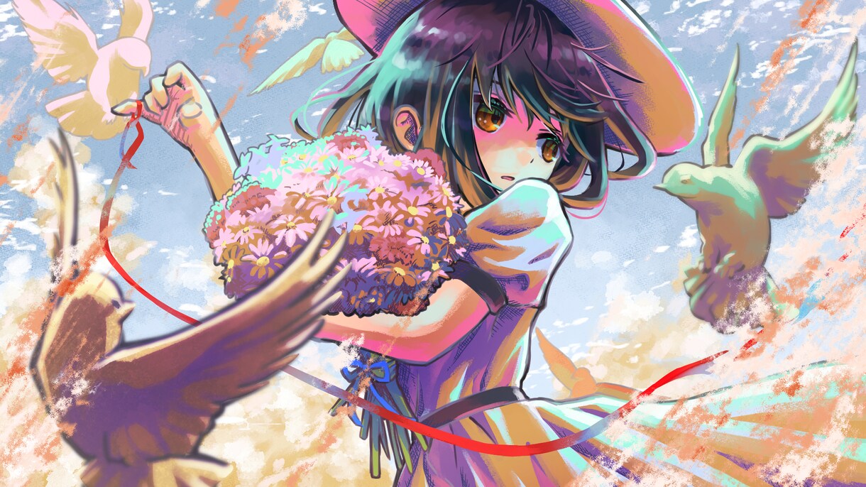 異世界ファンタジーイラストを作成します オリジナルMVイラストや小説の表紙、観賞用に イメージ1