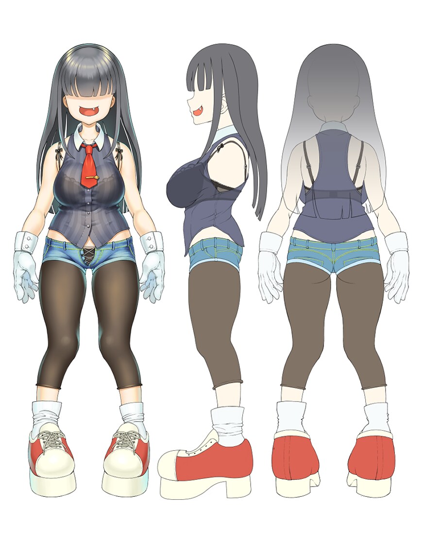 VTuberモデル作成いたします キャラクターデザイン・Live2Dパーツ分け・モデリング イメージ2