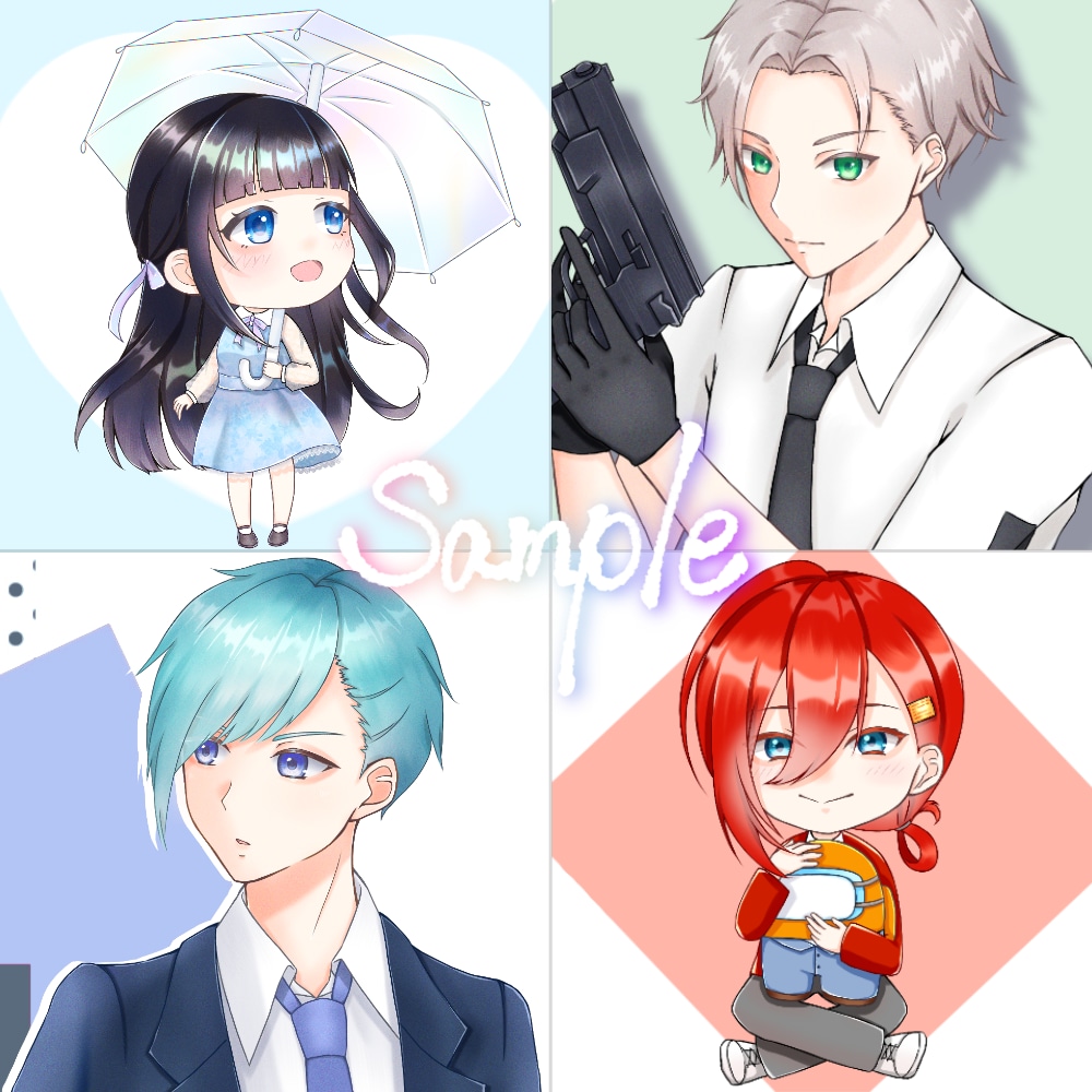 SNSアイコン等作成いたします あなただけのオリジナルイラスト作成いたします！ イメージ5