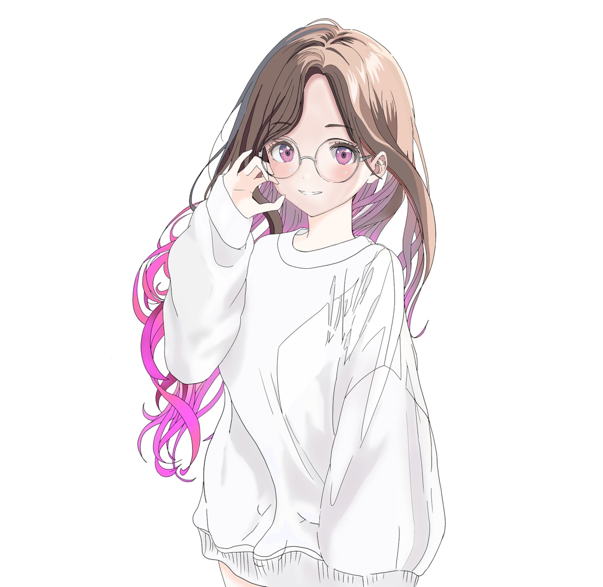 毛束が命！【髪型２パターン】イラスト描きます 美しい髪にこだわりたい！理想のヘアスタイルをイラストで再現♪ イメージ2