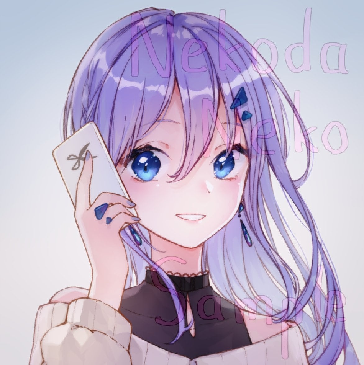 繊細な絵柄でかわいい女の子のアイコンを作成します 短納期ハイクオリティで対応いたします。 イメージ9