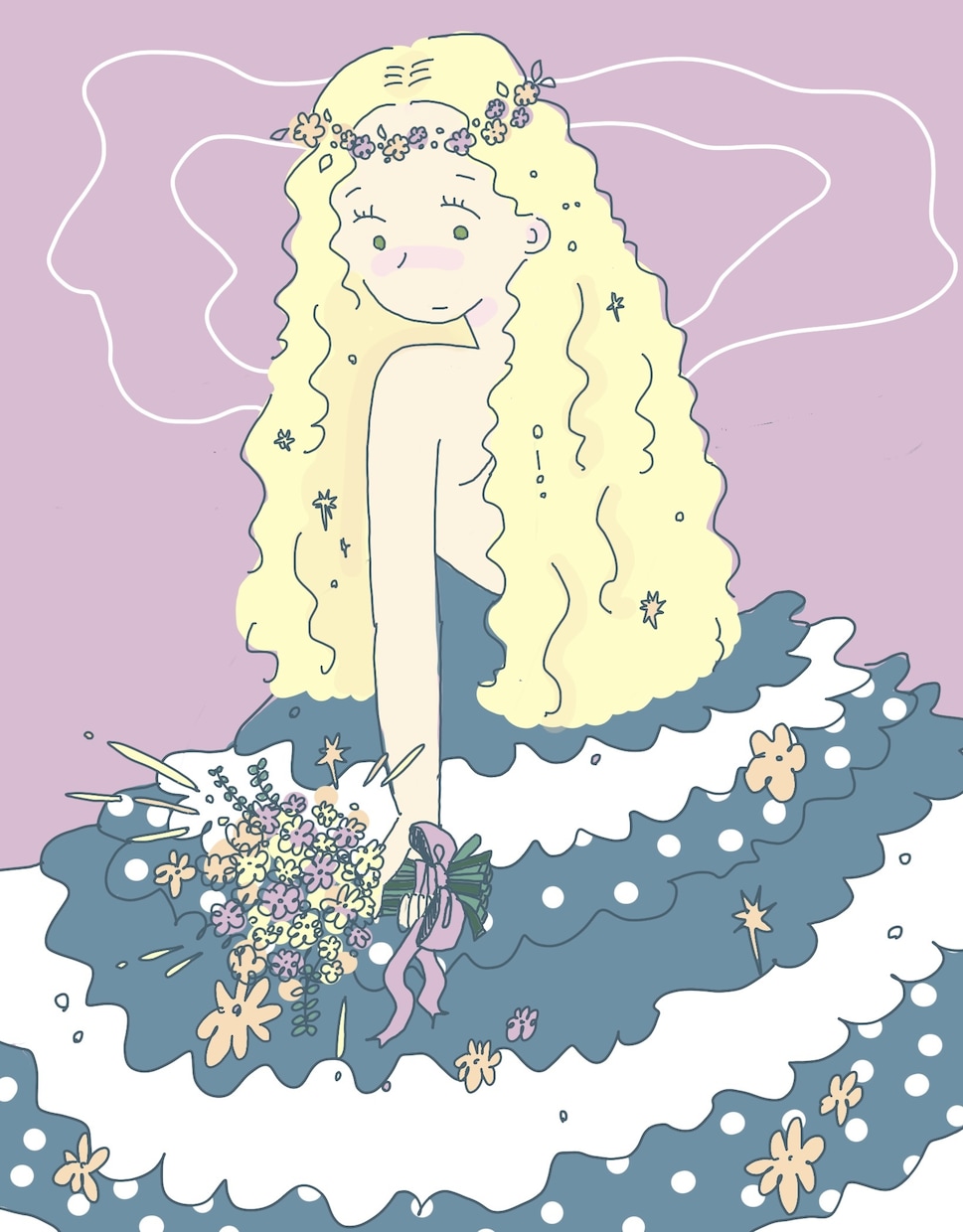 ゆるく可愛い世界観のデジタルイラストを描きます 美術学部卒の現役デザイナーがデジタルイラストを描きます！ イメージ2