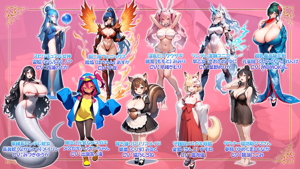 DLsite1位のライターが激アツシナリオ書きます 男性向け/女性向けどっちもOK!ゲーム、漫画、台本など イメージ4