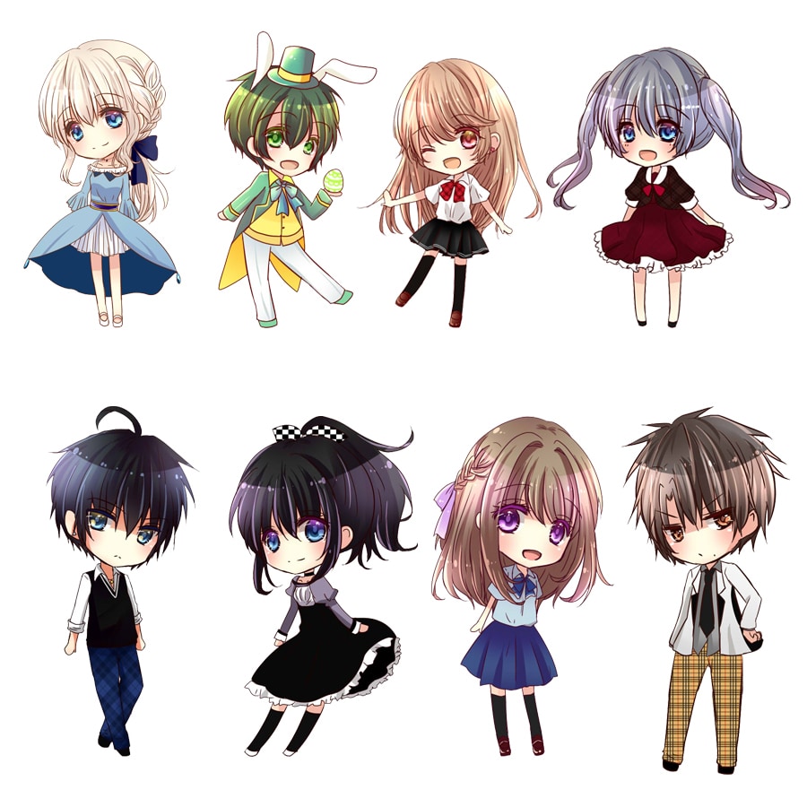 使いやすいサイズ感！ミニキャラのイラスト描きます 商用可！動画・グッズその他多用途で使えるイラストお描きします イメージ2