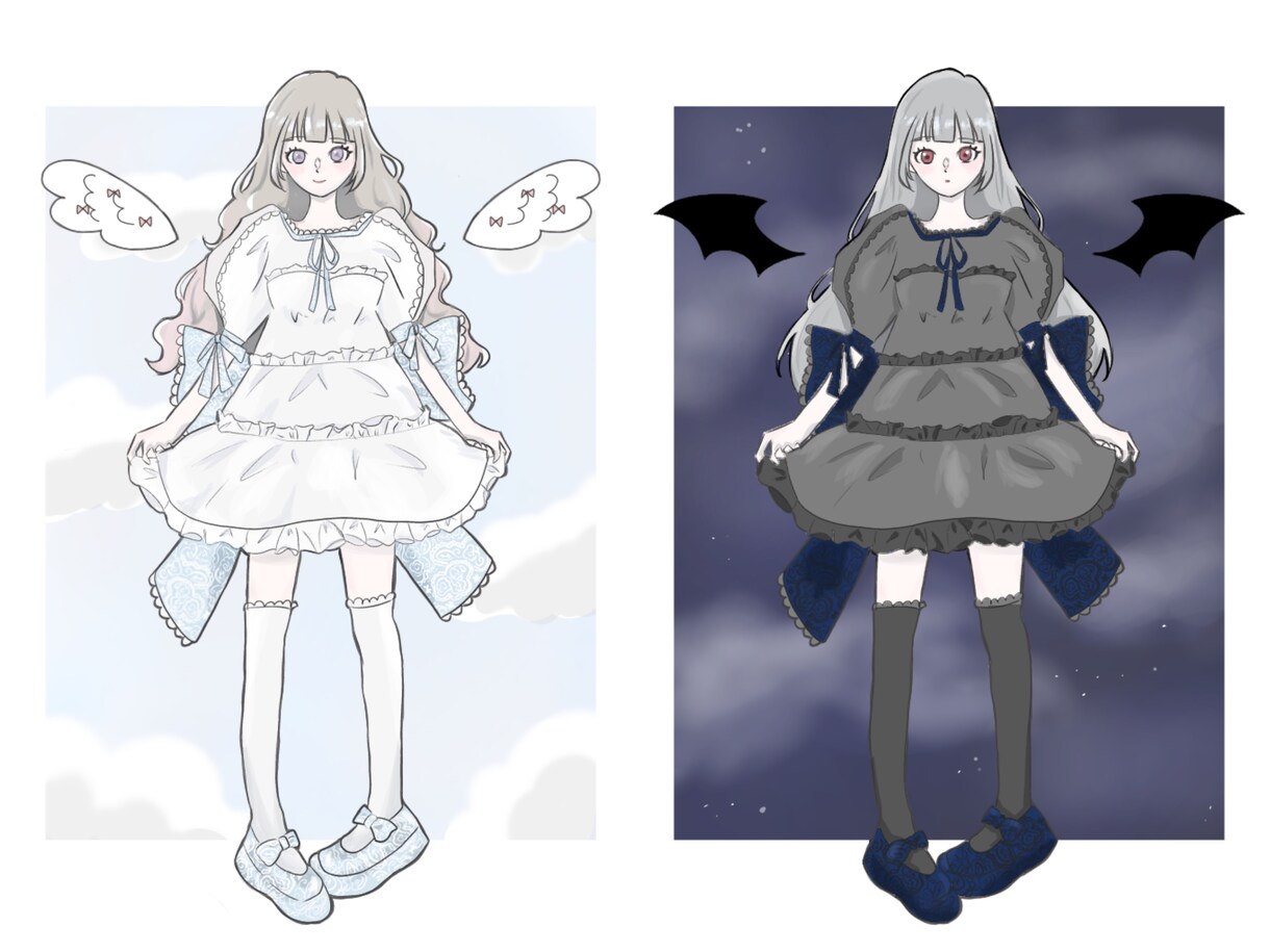 ふんわり可愛い夢絵・一枚絵お描きしますます サムネ/生誕祭/夢絵など様々な用途に対応致します！ イメージ6