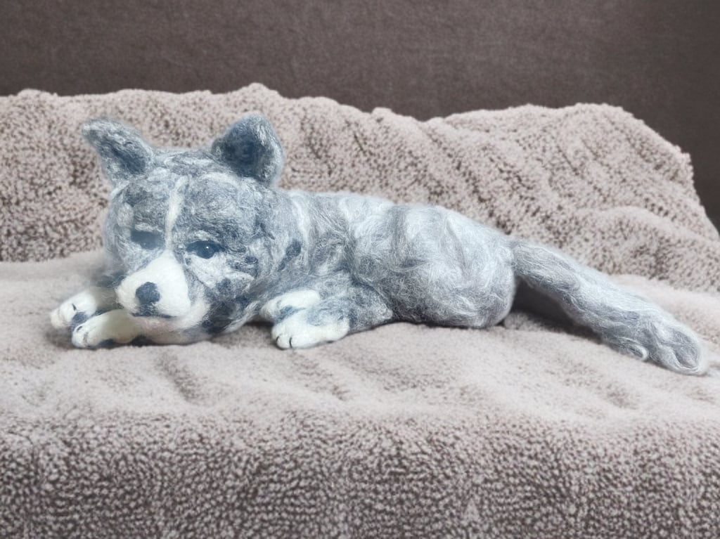 写真から羊毛フェルト犬を制作します 練習価格でお作りします（モニター） イメージ5