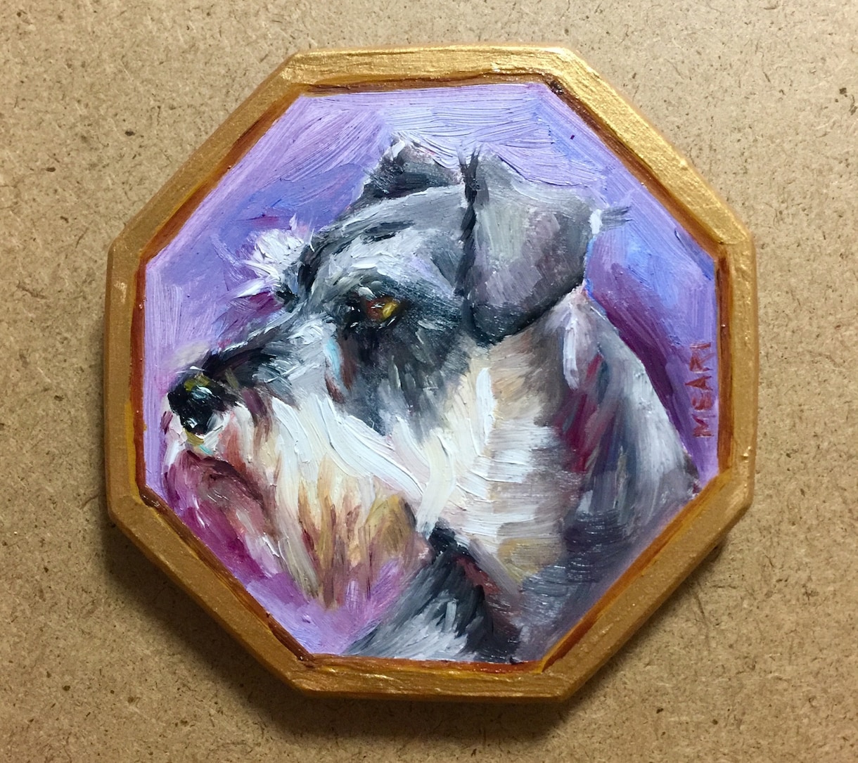 本格的なペットの似顔絵を油絵で描きます イタリアで油絵技法を学んだ画家がお描きします！ イメージ9