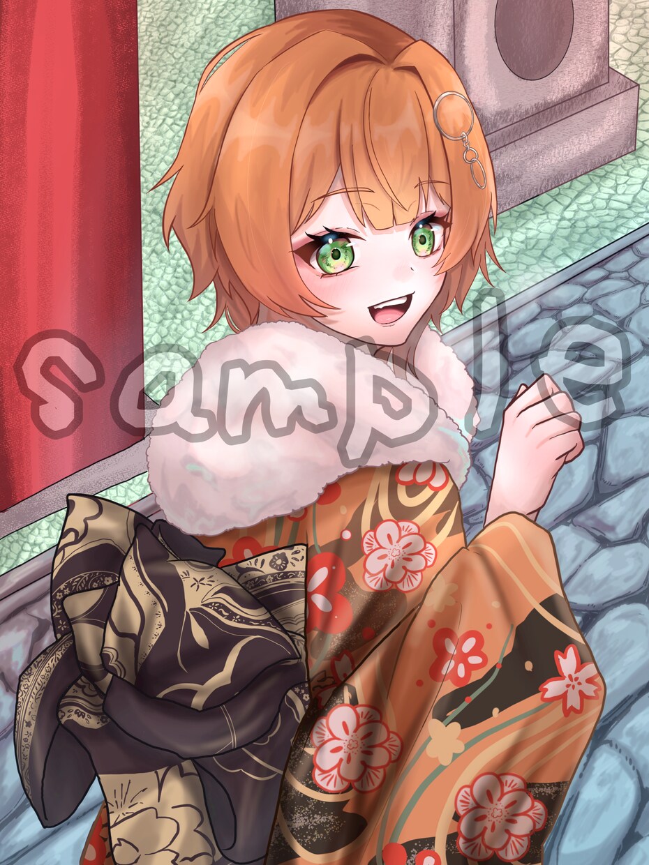 IRIAMライバー様向け！目を引く一枚絵制作します ラフ3〜5案提出◎イメージが曖昧でもOK！ イメージ3