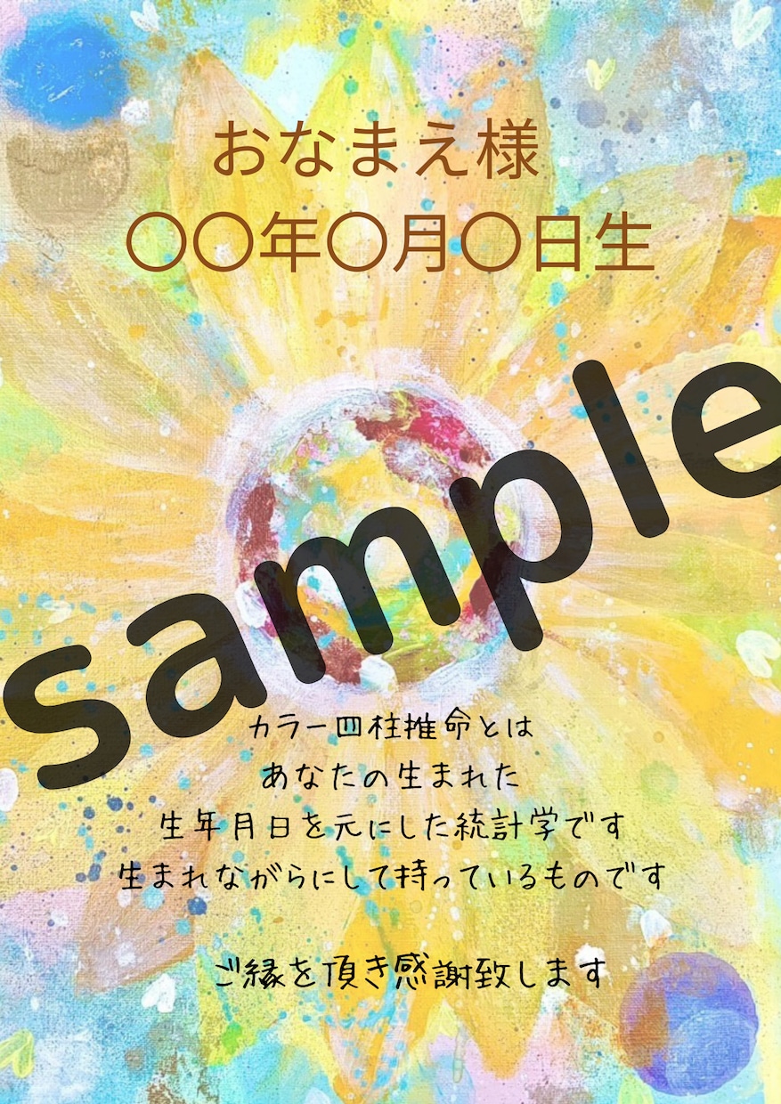 2023年の運勢みます 四柱推命。生年月日から読み解きます。 イメージ1