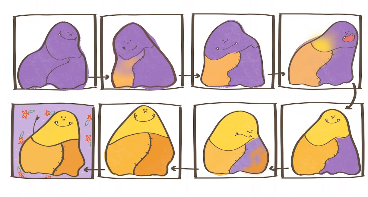 カラフルで明るい目のとまる絵を描きます 趣味ブログや教育、プリント作成、ブログなどの挿絵に♪ イメージ5