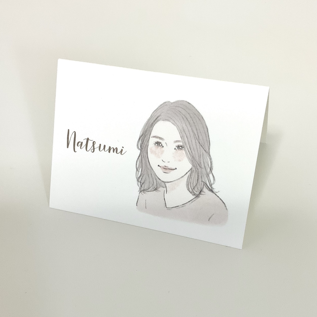 結婚式の似顔絵席札をお作りします お写真をもとに一人ひとり丁寧にお描きします イメージ4