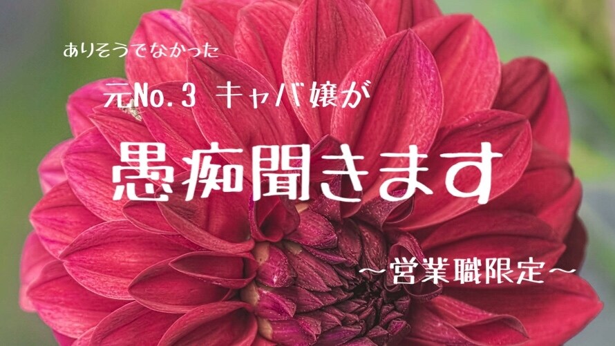 営業職限定★愚痴聞きます キャバ嬢→看護師を経て得た経験 イメージ1
