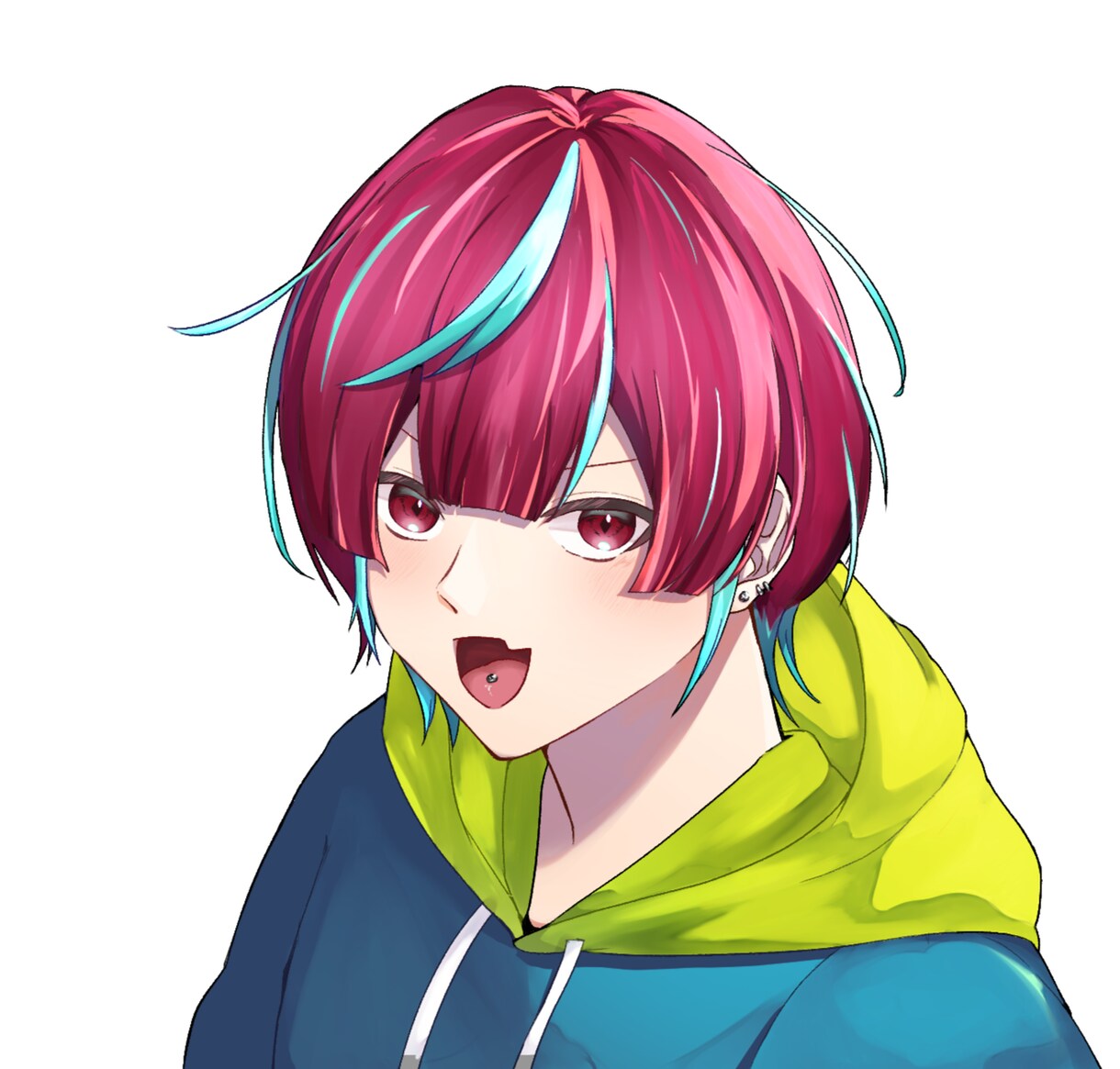 かわいいキャラクターの一枚絵を制作します バストアップ、全身まで男女対応可！ イメージ2