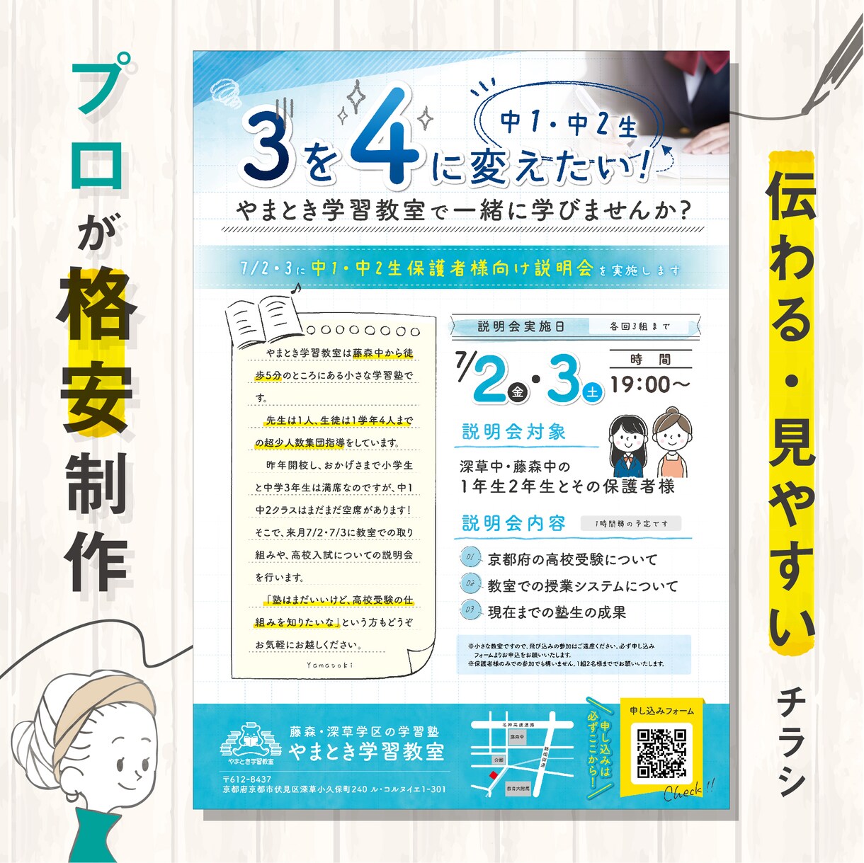 伝わる・見やすいチラシを制作いたします 最短初稿2日でお見せできます！ イメージ1