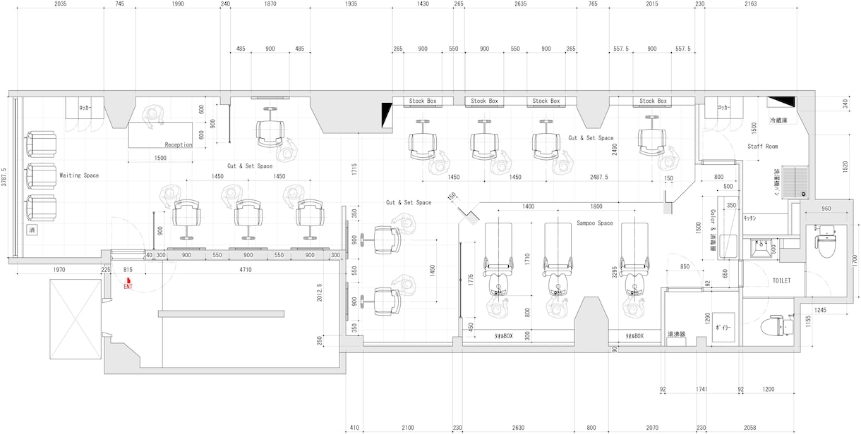 CADで平面図・間取り図を作成します 不動産販促用や古い手書き図面を綺麗な図面に仕上げます！ イメージ3