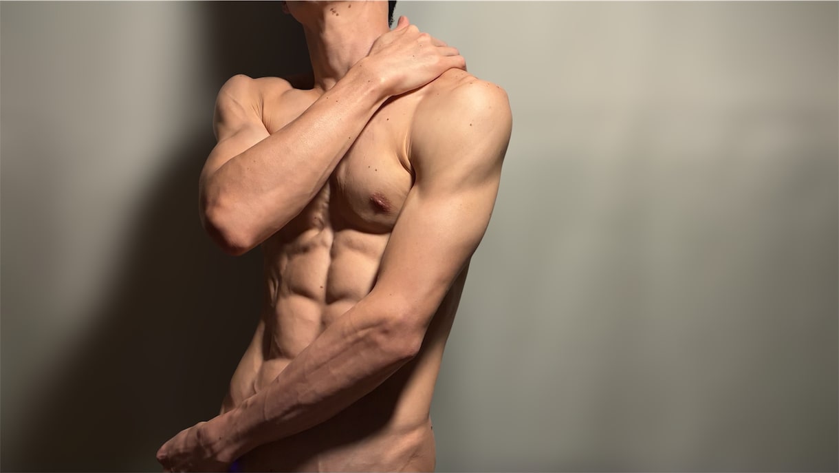 40代・細マッチョ☆腹筋パーツ素材撮影します 40代現役フィットネスモデルの割れた腹筋・肉体美をお届け イメージ9
