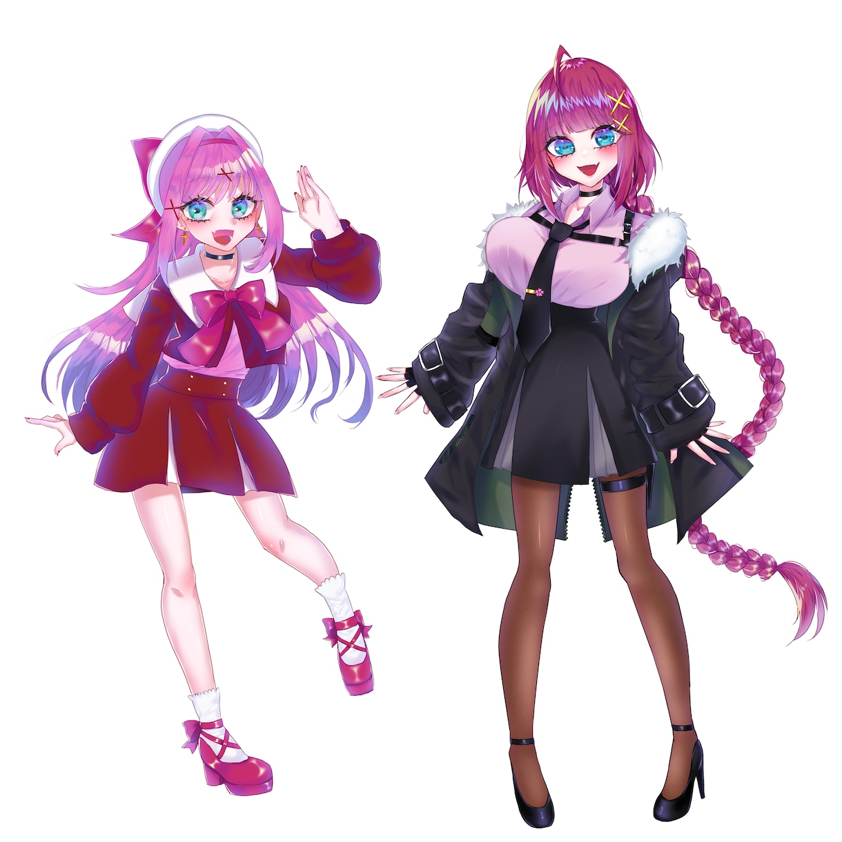 TRPGなどで使う立ち絵イラスト制作いたします ゲームや創作に使える可愛い女の子や男の子のキャラデザします！ イメージ2