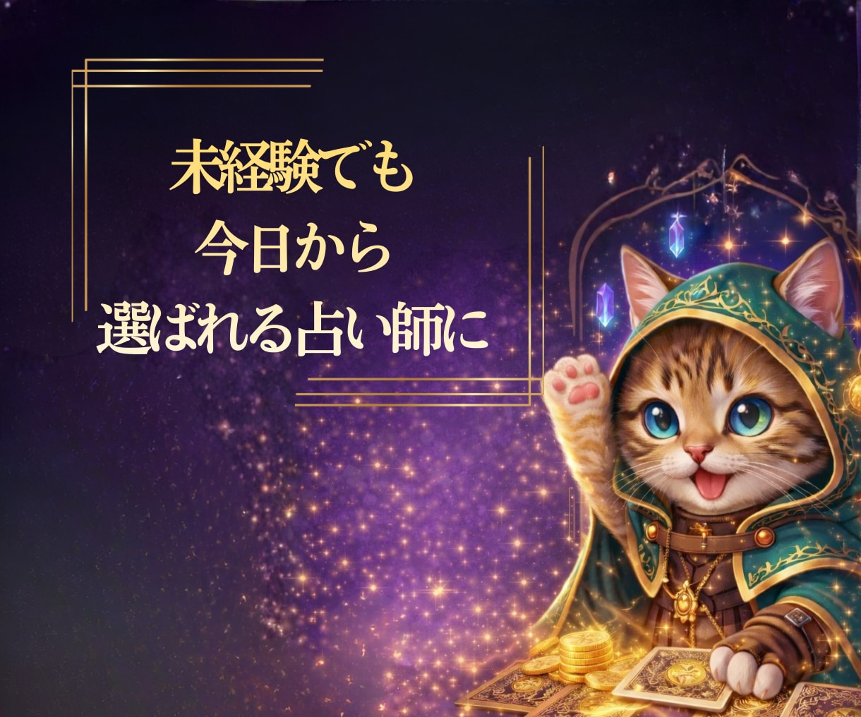 当てない占いで初心者が稼ぐ主婦の在宅副業伝授します スマホ×スキマ時間で「当てないのに選ばれ続ける」タロット占い イメージ9